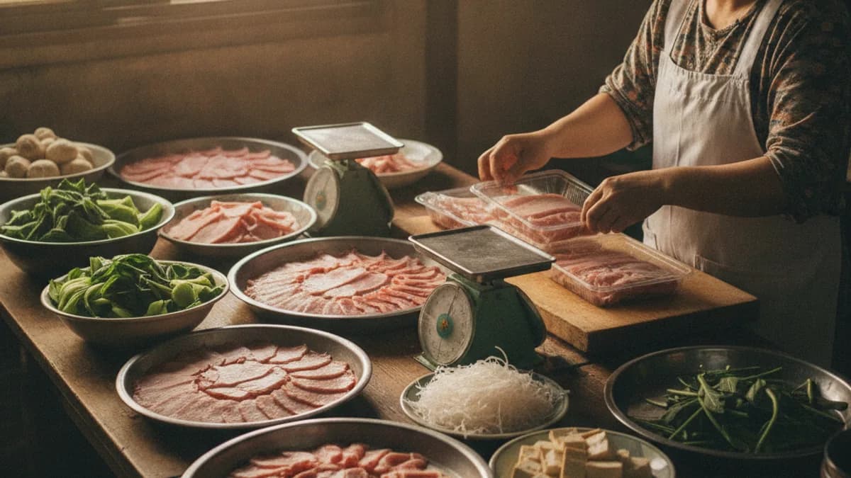 วิธีเลือกหมูสำหรับสุกี้ให้คุ้ม ทั้งคุณภาพและกำไร สำหรับร้านอาหารไทย