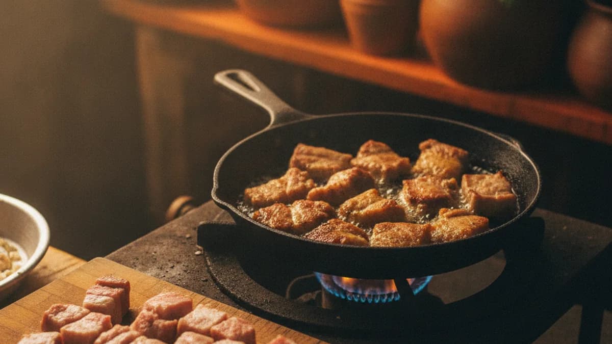 หมูแดดเดียว ใช้หมูส่วนไหน และขั้นตอนทอดให้หมูนุ่มไม่เหนียว