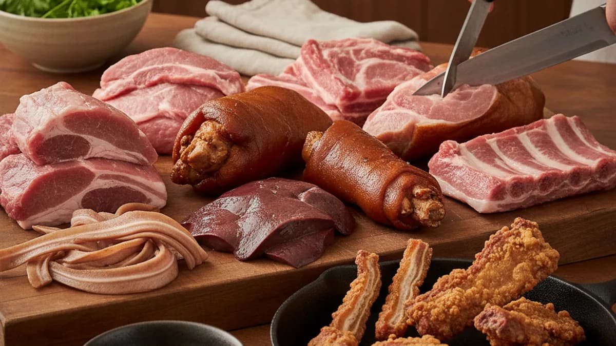 หมูเนื้อแดงและส่วนที่คนมักมองข้าม แต่ทอดแล้วคุ้ม หมูส่วนไหนทอดอร่อย