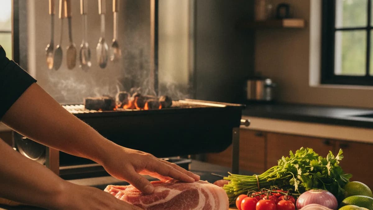 คอหมูย่าง ใช้หมูส่วนไหน เคล็ดลับเลือกหมูสันคอให้ดูนุ่มฉ่ำ มันแทรกพอดี และคุมต้นทุนร้านอาหาร