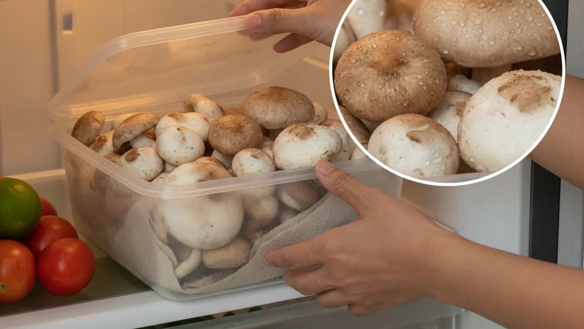 วิธีเก็บเห็ดโคนในตู้เย็นและเช็กความสดก่อนนำไปปรุงอาหาร