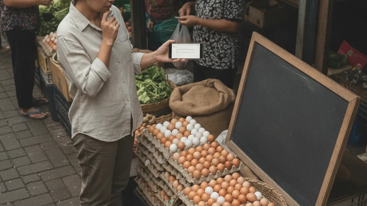 ตลาดไท ราคาไข่ เช็คก่อนซื้อจากมือถือและเทียบราคาหน้าร้านจริง