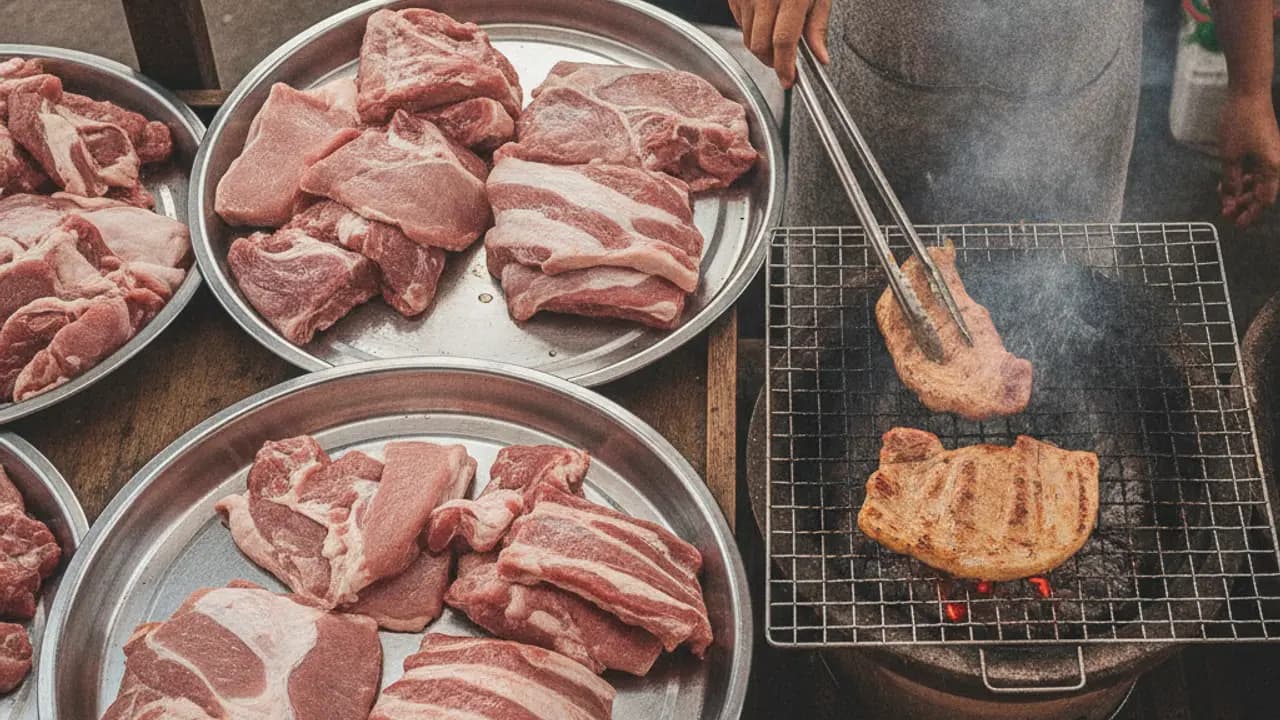 หมูย่างส่วนไหนดี ถ้าอยากได้แบบนุ่มฉ่ำ หอมควัน และกินง่าย ย่างหมูส่วนไหนอร่อย