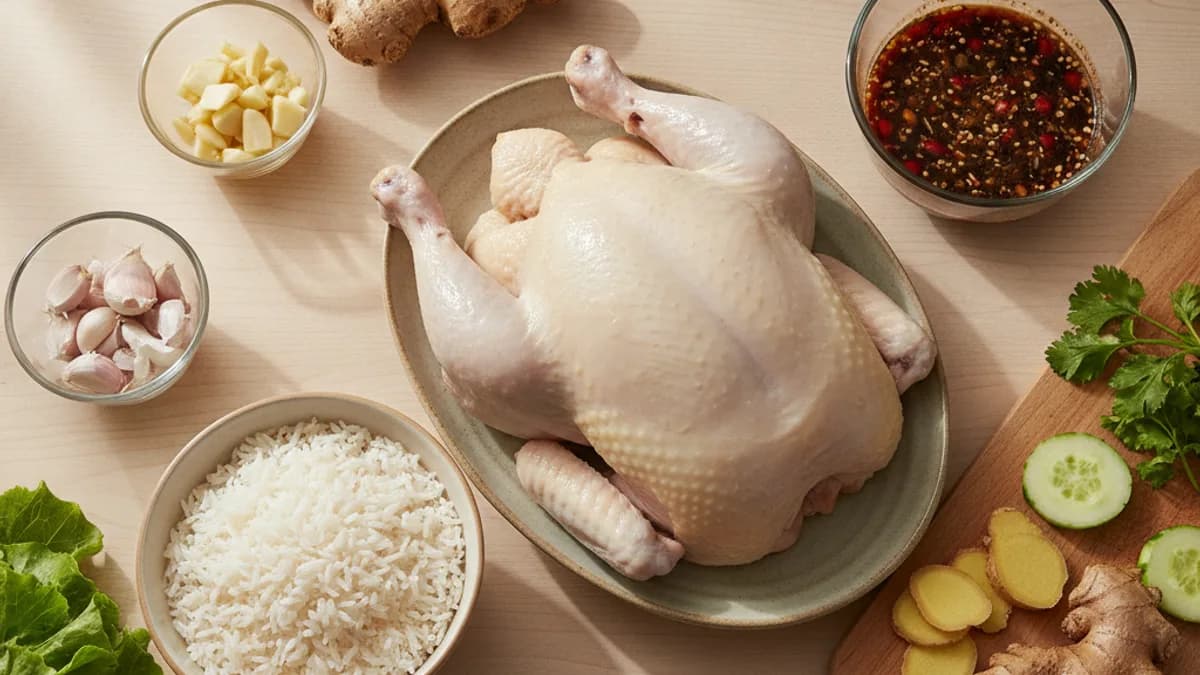 สูตรข้าวมันไก่และวัตถุดิบที่ต้องเตรียม สำหรับวิธีทำข้าวมันไก่ทำขายและทำกินเอง