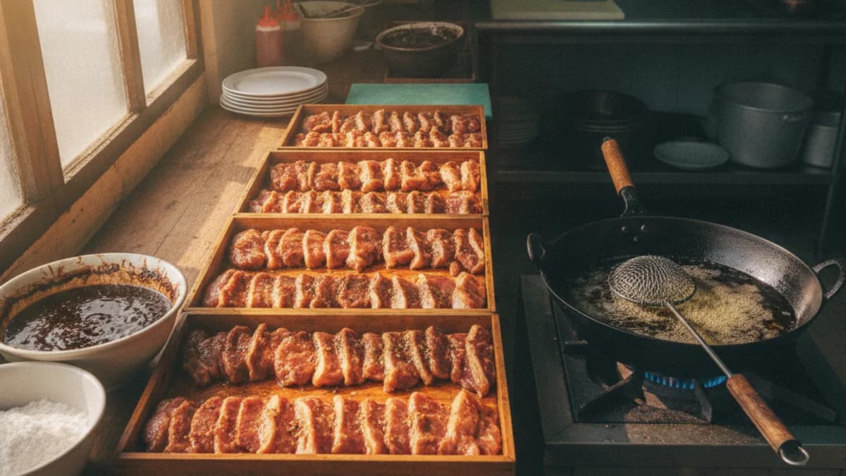 วิธีหมักหมูทอดให้นุ่มและไม่แข็งตอนเย็น สำหรับเมนูหมูส่วนไหนทอดแล้วนุ่ม